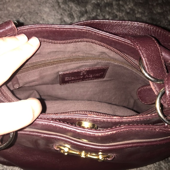 Plum colored Etienne Aigner leather purse - Picture 5 of 6